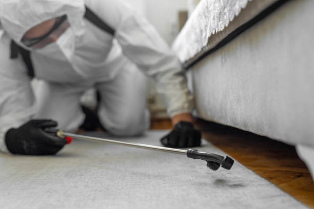 Professional Rodent Control technician working in Vassar College, NY